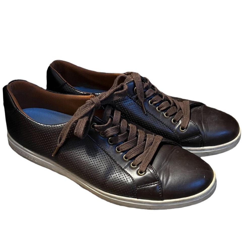 Mens Perry Ellis Portfolio Brown Lace Up Casual Shoes Size Us 10